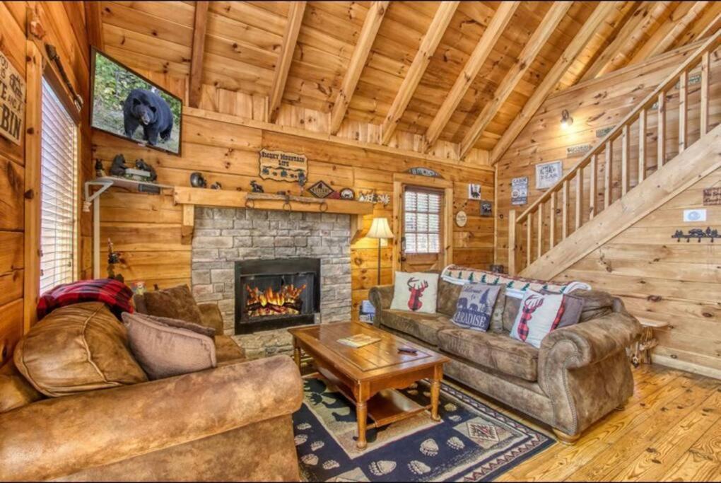 Lazy Bear Cabin سيفيرفيل المظهر الخارجي الصورة